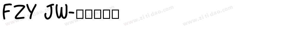 FZY JW字体转换